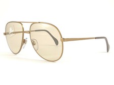 VINTAGE MENRAD OVERSIZED GOLD MADE IN WEST GERMANY 1970'S SUNGLASSES