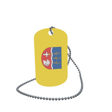 Dog Tag Flag Ziethen Dog Tag Aluminium 30 x 50mm