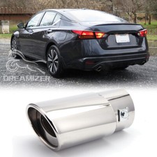 For Nissan Altima Car Rear Exhaust Pipe Tip Tail Muffler Stainless Steel Chrome