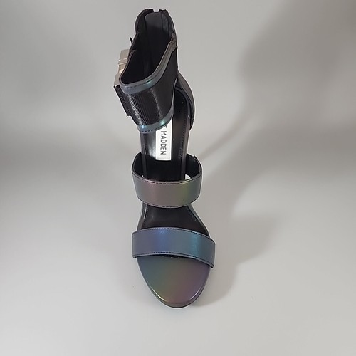 Steve Madden Felice Metallic Interference Pumps - 5" Absatz - Knöchelriemen - Größe 7 - Bild 9 von 11