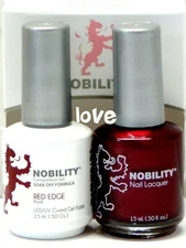 NOBILITY Gel Nail Polish 0.5fl.oz UV/LED Gel Color Duo NBCS014- Red Edge