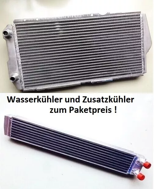GTM Aluminium Wasserkühler & Zusatzkühler für Audi 200 20V Turbo 