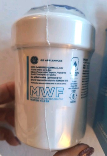Nuevo filtro de agua sellado genuino GE Appliance refrigerador filtros MWF Impuritie - Imagen 3 de 5