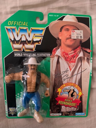 BART GUNN - Rare 1994 WWF/WWE Hasbro Green Card NI...