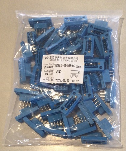 Phoenix Style 5.08mm Pluggable Screw Terminal Block, Female Socket 4P Blue - Picture 3 of 3