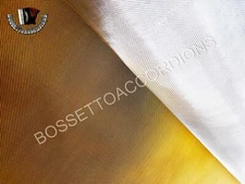 Accordion Grille Lining Soft Wire 2-Face GOLD / SILVER 18" x 7" Import