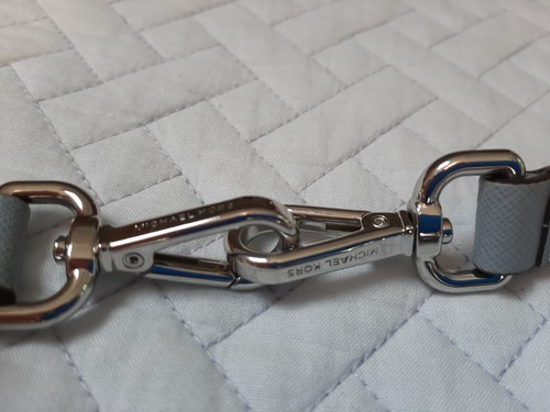 ladies long pale blue/ gre Michael kors belt - Picture 2 of 5
