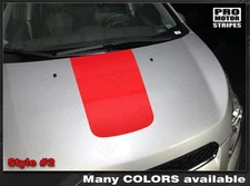 Chevrolet Spark 2013 2014 2015 Hood Center Accent Stripe Decal (Choose Color)