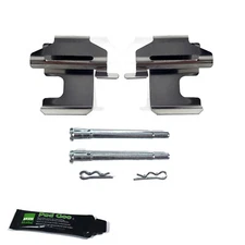 FRONT BRAKE PAD PIN FITTING KIT FITS: FIAT 500 1.2 07- BOSCH SOLID DISC BPF1273A