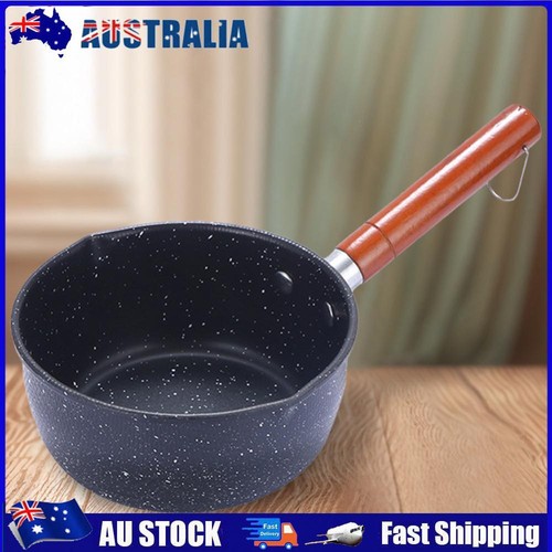 AU Non-Stick Sauce Pan Milk Saucepan with Pour Spout for Induction Cooker Gas St