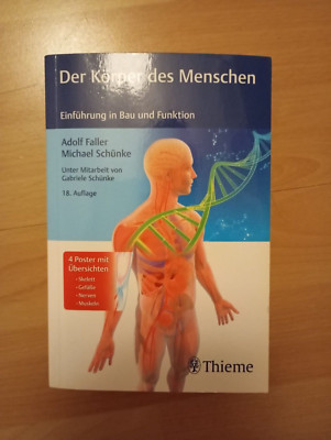 Lehrbuch: Der Körper des Menschen, 18. Auflage, OHNE Lernposter