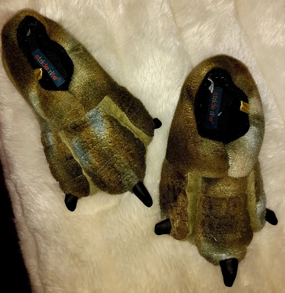 Stride Rite Niños Niños Niñas Unisex Talla M 9 10 Dinosaurio Garra Zapatilla Zapatos Foto 2 de 4