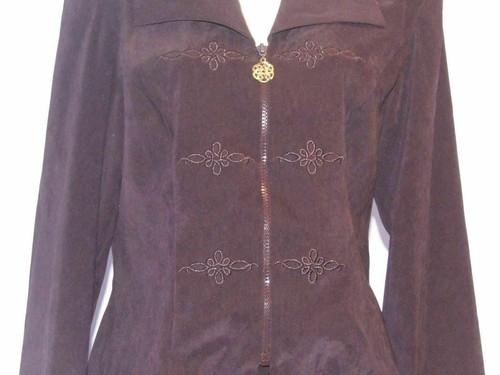 Woman Fashion Bug Purple Skirt & Jacket Set 10 - Picture 2 of 5