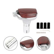 Automatic Chrome Walnut Wood At Racing Car Gear Stick Shift Shifter Knob