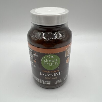 #ad Simple Truth L Lysine 500 mg 100 Capsules 1 Pack EXP 03 26 $9.39