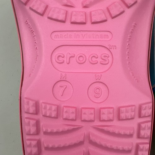 Women's Size 9 Crocs Jolly Rancher Classic Clog Color Pink Lemonade 209316-669 - Picture 10 of 22