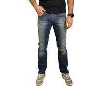 Jeans Blu In Cotone G-Star Morris Low Straight Uomo Taglia W30 L32 G5