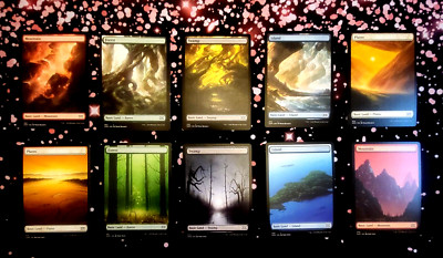 GirlGames - MTG 2XM BASIC LAND NM COLLECTOR SET 1X EACH FULL ART DOUBLE MASTERS