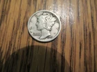 1923-P Silver Mercury Dime VF Condition FREE SHIPPING k
