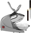 Ice Shaver Prevent Splash Snow Cone Machine, Electric 3 Blades Shaved Ice Machin