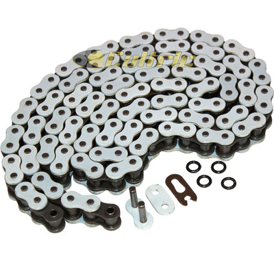 530 X 120 Links Motorcycle Atv White O-Ring Drive Chain 530-Pitch 120-Links