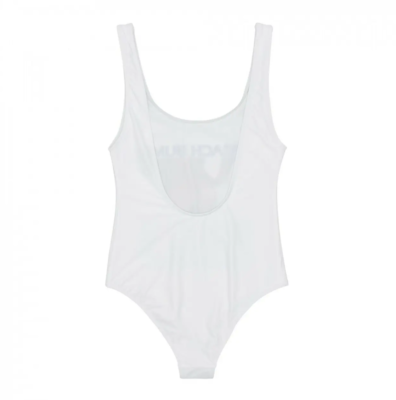 ASHLEY WILLIAMS Beach Bum One Piece Swimsuit - NWT - Large - White