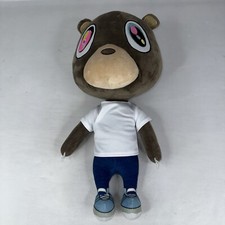 19 Inch Kanye West Graduation Bear Plush Rare Missing Jacket And Chain Original
