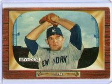 1955 Bowman Allie Reynolds New York Yankees #201 ⭐️💥🎯 VGEX+