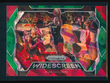 A'ja Wilson 2020 Panini Prizm WNBA Widescreen Green Ice #2