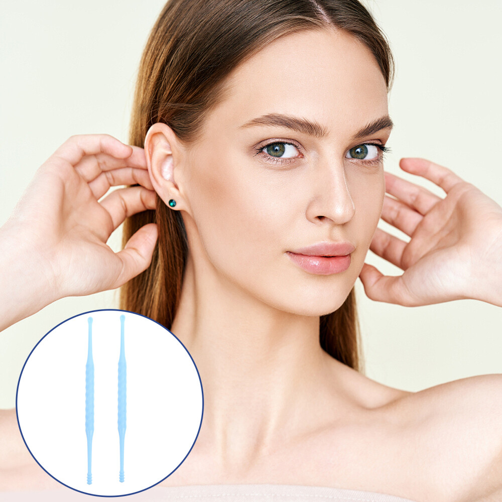 12pcs Earwax Clean Tool Ear Cleaner Plastic Earwax Tool Portable Earwax