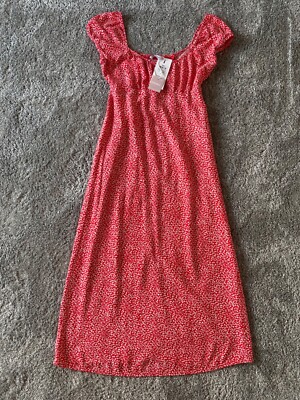 ONLY  ++ Sommerkleid Rot/weiß Art. 15256810  UVP 34,99 mit Etikett