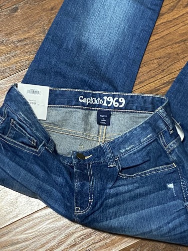 GapKids 1969 Boy Fit Adjustable Waist Straight Leg Jeans Low Rise 14 Reg NWT - Picture 4 of 4