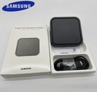 FABRYCZNIE NOWA — Pojedyncza superszybka ładowarka bezprzewodowa Samsung 15W (ciemnoszara)