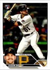 2023 TOPPS  #US220 JASON DELAY ROOKIE CARD PIRATES