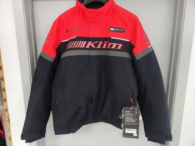 KLIM MENS KAOS Winter JACKET COAT - Fiery Red / Black - LARGE - NEW