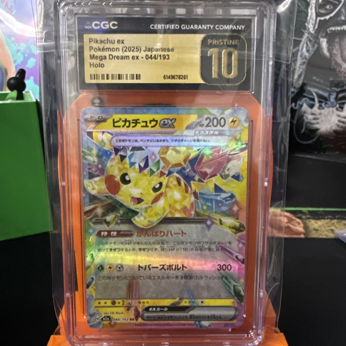 Collectible Individual Grade 10 Pikachu Pokémon TCG Card Games in