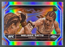 MELISSA GATTO 2024 TOPPS CHROME UFC SEPIA REFRACTOR RC #134