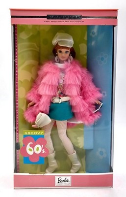 Barbie Collectibles Groovy 60's Puppe / Great Fashions, Mattel 27676, NrfB