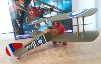 Corgi: Sopwith Camel F1, Lt Wilfred May, RAF 209 Sqn 1918, im Maßstab 1:48. NEU.