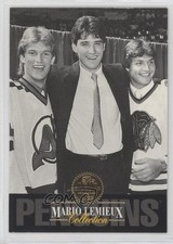 1993-94 Leaf Collection Mario Lemieux Kirk Muller Ed Olczyk #3 HOF 2cb