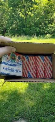 5 DR. SQUATCH LIMITED EDITION FREEDOM FRESH MEN'S NATURAL SOAP BARS RED ROOT TEA