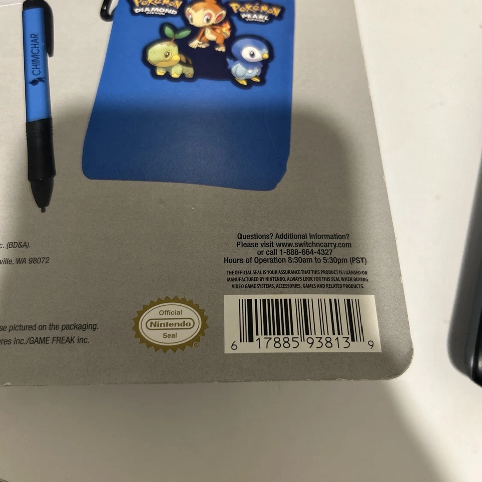 Nintendo 3DS / DSi / DS Lite - Kit Pokemon Diamante y Perla - Azul - Estuche, Stylus Foto 4 de 4