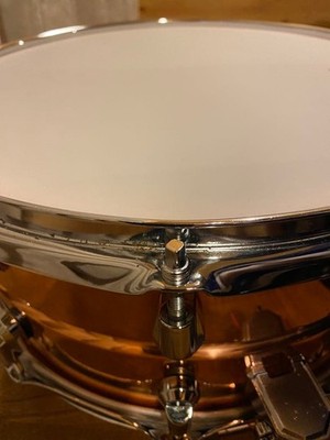 Yamaha SD6465 Copper Snare Drum 14x6.5 Nouveau Lug DynaHoop Rare