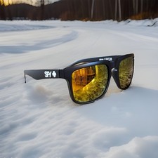 NEW SPY  OPTICS Sunglasses In Black Orange Lense KEN BLOCK 43 Helm PROMO UV400
