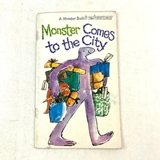 Monster Comes to the City Blake 1973 Illustrated Children's Book Bowmar