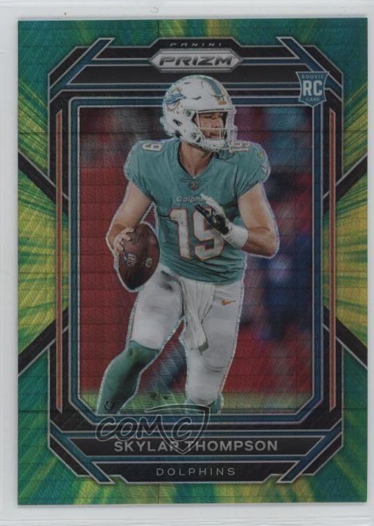 2022 Panini Prizm Rookies Hyper Prizm /175 Skylar Thompson #354 Rookie RC