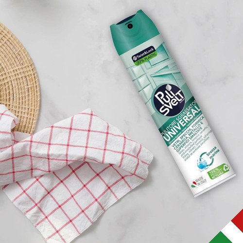 Pulivelt Sgrassatore Universale 300ml Spray - Vetri, Specchi, Ceramica, Metallo - Foto 4 di 10