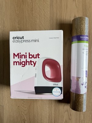NEW Cricut EasyPress Mini Heat Machine Raspberry SEALED + Glitter Iron On Bonus