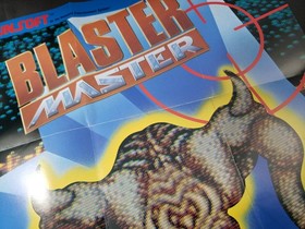 Blaster Master Poster original Nintendo NES AUTHENTIC Sunsoft Insert SUN-VM-US