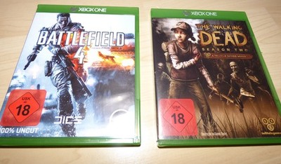 XBox One - 2 Spiele in OVP  - Battlefield 4 und The Walking Dead Season Two, OVP
